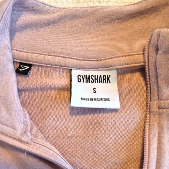 Gymshark women's size Small light pink pullover long sleeve top GUC - Picture 3 of 7